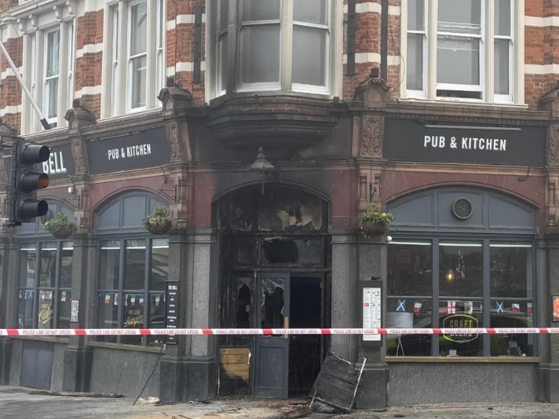 Walthamstow Pub Survives Fire Damage to Entrance, Remains Open